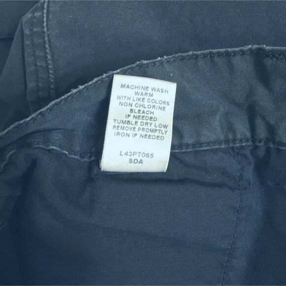 Cabela's Casuals Womens Relaxed Fit Black Pants Size 8 Flat Front Casual *Flaw* - Picture 10 of 12